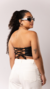 Corset Reto de Couro - loja online