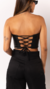 Corset Reto de Couro na internet
