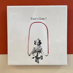 Azulejo Menina Você é forte - Greghi Design - comprar online