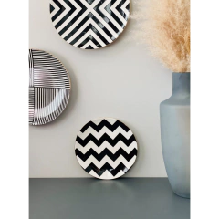 Prato Decorativo Em Cerâmica - Zig - comprar online