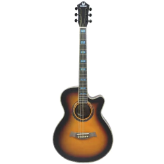 Imagen de Guitarra Electro Acustica Eagle 40 Corte Funda Afinador Pua