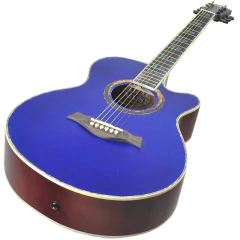 Guitarra Acustica Eagle 40 Con Corte Original Funda Garantia - tienda online