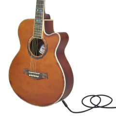 Guitarra Electro Acustica Eagle 40 Corte Funda Amplificador