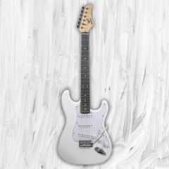 Guitarra Electrica Stratocaster Eagle Pro Funda Ac Cable Pua en internet