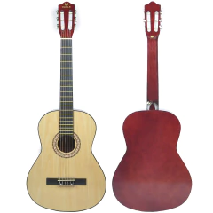 Guitarra Electro Criolla Clasica Eagle 39 Funda Pua Curso - Garage Music