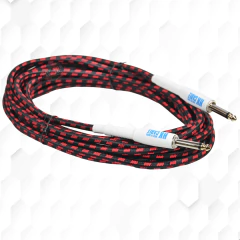 Cable Plug Plug Mallado 3 Mt Eagle Guitarra Bajo Colores - Garage Music