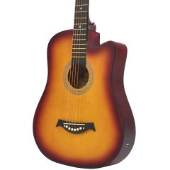 Imagen de Guitarra Electro Acustica Eagle 38 Con Corte Funda Acolchada
