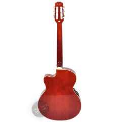 Guitarra Electro Criolla Acústica Media Caja Funda Cd Curso - comprar online