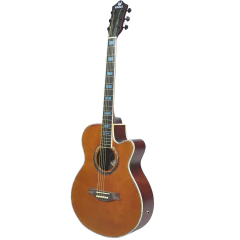 Guitarra Electro Acustica Eagle 40 Corte Funda Afinador Pua - comprar online