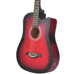 Imagen de Guitarra Electro Acustica Eagle 38 Con Corte Funda Acolchada