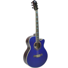Guitarra Electro Acustica Eagle 40 Con Corte Funda Garantia - tienda online