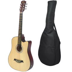 Guitarra Electro Acustica Eagle 38 Con Corte Funda Acolchada - comprar online