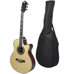 Imagen de Guitarra Electro Acustica Eagle 40 Corte Funda Acolchada