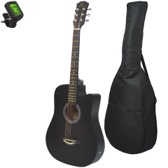 Guitarra Electro Acustica Eagle 38 Con Corte Funda Afinador - tienda online