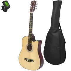 Imagen de Guitarra Electro Acustica Eagle 38 Con Corte Funda Afinador