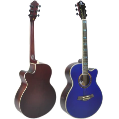 Guitarra Electro Acustica Eagle 40 Con Corte Funda Garantia