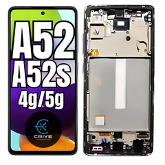 MODULO PANTALLA SAMSUNG A52 4g/5g -A52s OLED CON MARCO VIDRO GRANDE