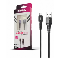 CABLE USB SOUL-TIPO C-2AMP MALLADO