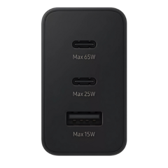CARGADOR SAMSUNG 65W TRIO 3 PUERTOS + CABLE USB C A C - comprar online