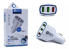 CARGADOR CABEZAL PARA AUTO L IBEK A-01 3.5 A 3 USB