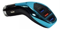 CARGADOR CABEZAL PARA AUTO TIME TMCC2304 4.2A 3 PUERTOS
