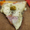 Pizza Jamón y Muzzarella