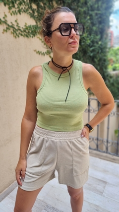 TOP DEPORTIVO-pistacho-lila-crema - PRIET