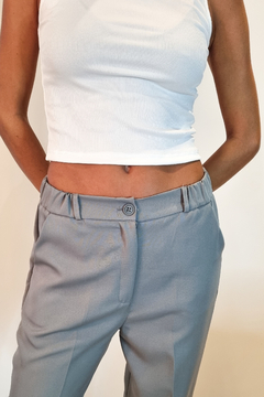 PANTALON SASTRERO KATE gris TALLE 2y verde 3