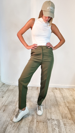 PANTALON SASTRERO KATE gris TALLE 2y verde 3 en internet