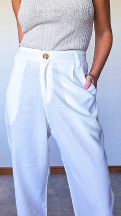 PANTALON KATE DE LINO-blanco- en internet