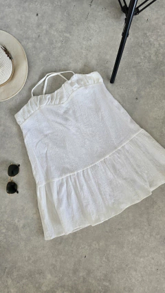 Vestido cerdeña-blanco-