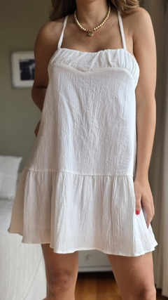 VESTIDO CERDEÑA-blanco- - tienda online
