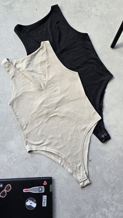 PACK BODY ESCOTE EN V 2- negro/nude - comprar online