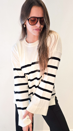 SWEATER RAYADO SIENA - PRIET