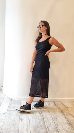 Imagen de POLLERA CROCHET LARGA
