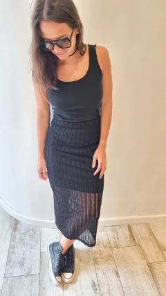 POLLERA CROCHET LARGA - PRIET