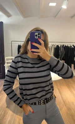 Sweater maju-rayado- - tienda online