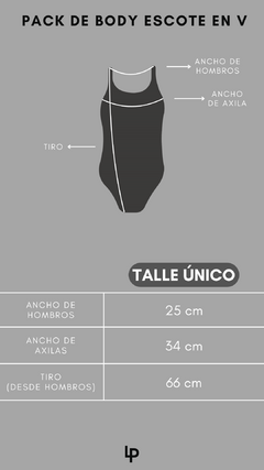 BODY ESCOTE EN V -negro- - PRIET