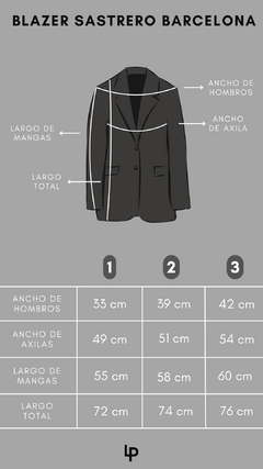 Imagen de BLAZER SASTRERO BARCELONA -gris-