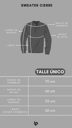 SWEATER CIERRE - comprar online