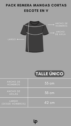 PACK REMERA ESCOTE EN V ENVIVADO X 2 - tienda online