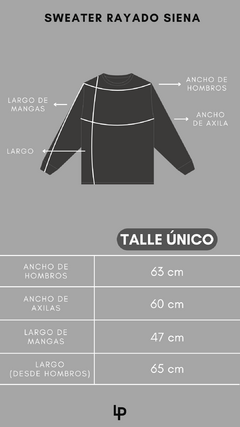 SWEATER RAYADO SIENA - tienda online