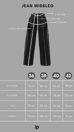JEAN WIDELEG -negro semi gastado- en internet