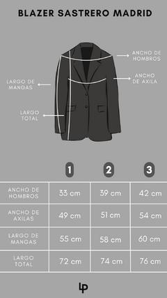 BLAZER SASTRERO MADRID - PRIET