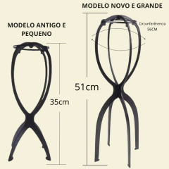 Suporte para peruca lace prótese chapéu plástico desmontável - comprar online