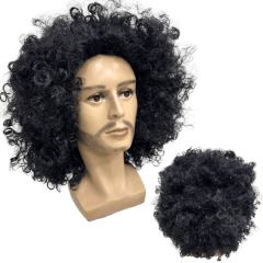 Peruca black power super volumosa varias cores cosplay - loja online