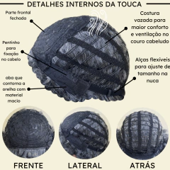 Peruca Crespa Cacheada Black Power Volumosa Orgânica Unissex - comprar online