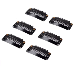 Kit 10 Tic-tacs Presilhas Grampos Para Perucas Extensão Mega