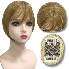 Prótese capilar feminino topo de tic-tac fibra orgânica - Perucas & Laces LIONSWIG