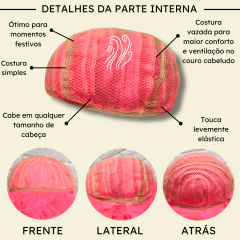 Peruca black power super volumosa varias cores cosplay